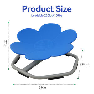 Kursi putar multifungsi untuk anak-anak, peralatan bermain terapi sensorik 3 + Tahun plastik buatan untuk mainan edukasi autisme 1 Set - Product Image 6