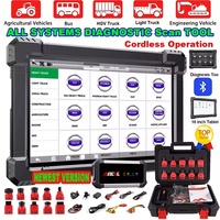 2026 ANCEL X7 HD Pemindai Truk Tugas Berat 24V Sistem Lengkap EPB ABS Reset Oli SAS D-P-F Regen TPMS Pengkodean ECU Alat Diagnostik OBD2