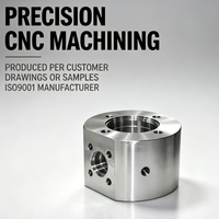 Boîtier de valve industriel usiné CNC de haute précision, sur mesure, en aluminium billette et acier inoxydable, à faces multiples