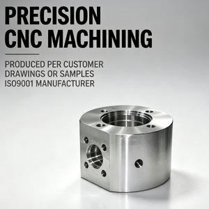 Carcasa de Válvula Industrial de Alta Precisión Mecanizada por CNC, Carcasa Multifacética Personalizada de Aluminio Billet y Acero Inoxidable - Product Image 1