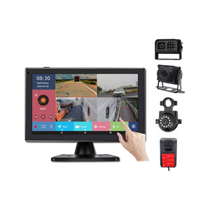 10.1 inch IPS màn hình cảm ứng 4 gam Wifi <span class=keywords><strong>GPS</strong></span> Navigation <span class=keywords><strong>Android</strong></span> 10 Dual máy ảnh thông minh BSD ai DVR Xe Tải xe Dash xe đảo ngược Viện trợ - Product Image 2