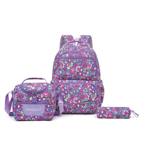 New Cross-border Color Three-in-one Antibacterial Nylon <b>Backpack</b> Versatile <b>Student</b> Schoolbag Large-capacity Insulated Polyester - Product Image 1