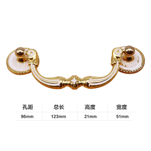 Modern European Style Rose Handle <b>Gold</b> Silver Chrome Cabinet <b>Drawer</b> <b>Pulls</b> Minimalist Design - Product Image 4