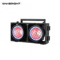 Luz de escenario LED RGBAL IP65 de 2 ojos con modo DMX Ra90 de aleación de aluminio para eventos en almacenes