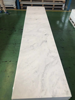 Haute qualité 6mm 12mm épaisseur DuPond coréen grande dalle feuille de pierre artificielle pur marbre feuilles de Surface solide