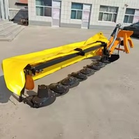 Tondeuse à gazon rotative à haute productivité d'usine, broyeur latéral, machinerie agricole, largeur de coupe de 1,6 à 3,2 mètres, tondeuse à foin montée sur tracteur