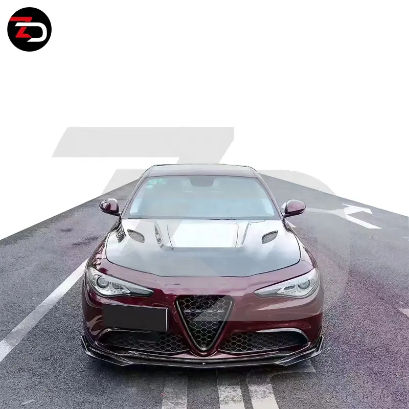 Good Quality 2015 To 2021 Auto Parts With Carbon Fiber Glass Hood For Romeo Giulia 952