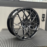 Jantes forgées Yufei, design multi-rayons en Y, 22x10.5J 5x112 pour Audi RS6 Avant C8 A6 S6, finition gris anthracite mat