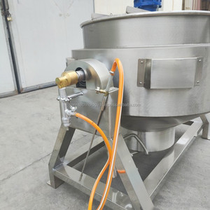 100L- 1000L Industrial Automatic Jacketed <b>Kettle</b> with Agitator <b>Soup</b> Boiler Mixing Cooking Jacketed <b>Kettle</b> - Product Image 3