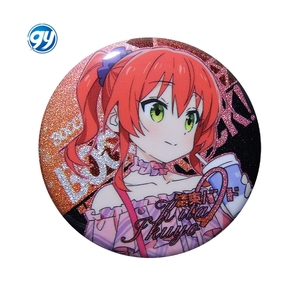 <span class=keywords><strong>Bocchi</strong></span> le <span class=keywords><strong>Rock</strong></span> Argent Paillettes Double Flash Anime Badge Yamada Ryo Hitori Gotou Personnage Pin Porte-clés Étudiant Cadeau Musique Fans - Product Image 5