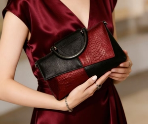 Borsa da Donna di Alta Gamma, Elegante Borsa a Tracolla per Banchetti, Grande Capacità, Chiusura a Cerniera, in Pelle PU, Stile Trendy - Product Image 3