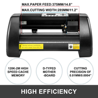 Plotter de Corte de Vinilo de 14" 365, Máquina de Corte de Adhesivos con Software Anycut, Plotter de Corte de Vinilo