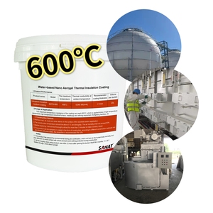 Pâte isolante thermique industrielle hydrophobe Nano Aerogel SNTG-600 SANAT, conductivité thermique 0,045 W/mK, pour four - Product Image 1