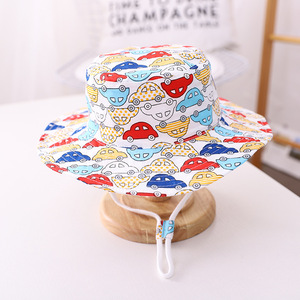 CHEER Kid Sombreros Ajustable Bebé Niños Sombrero para el sol Protección UV Verano Sombrilla sombrero de cubo para niños - Product Image 4