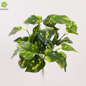 Hojas Artificiales de Pothos de 10cm-30cm de Altura, Simulación Realista, Decoración de Interiores para Escritorio y Hogar, Planta Artificial de PVC, Vegetación - Product Image 5
