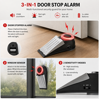 MEINOE 125dB 2-in-1 Penghenti Pintu Alarm Getaran Jendela Keamanan Rumah OEM Grosir Pasokan Pabrik