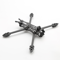 MARK4 Cadre en fibre de carbone édition HD 7 pouces avec bras de 5 mm Kit de cadre FPV Quadricoptère Télécommande Pièces de bricolage