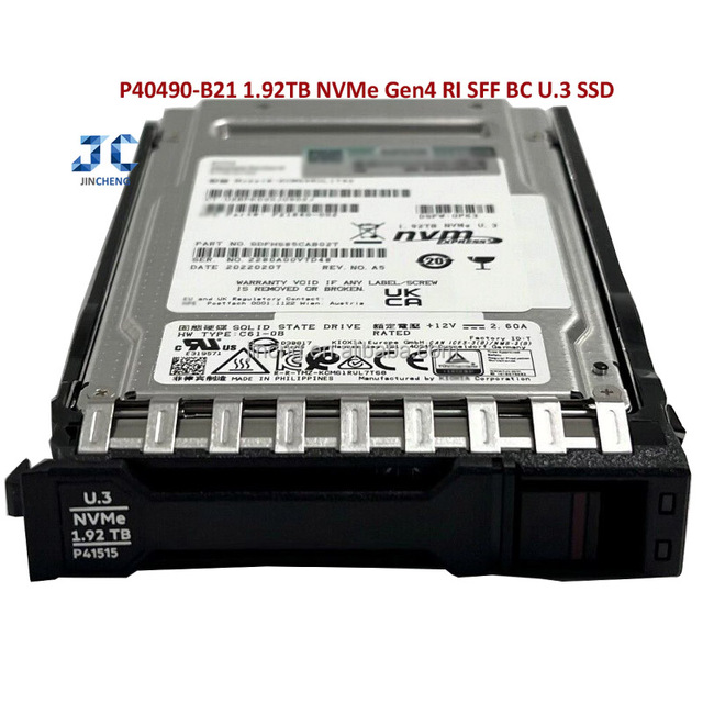 P40490-B21 1.92TB NVME U.3 SSD P40490-B21 for G11 Server