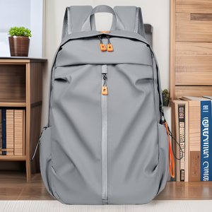 Sac à dos pour ordinateur portable de grande capacité avec logo personnalisé en gros, tendance, imperméable, avec port de charge USB, voyage d'affaires, polyester, fermeture éclair - Product Image 3