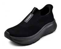 Chaussures de marche pour hommes avec logo personnalisé, faciles à enfiler, antidérapantes, sans lacets, légères, confortables, baskets de tennis