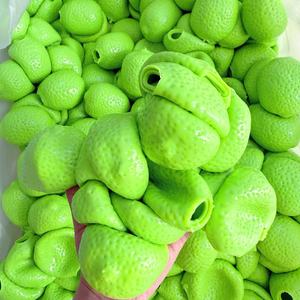 Pelota de silicona TPE DIY viral que cambia de color, con forma de limón, hueca, crujiente, 100% hecha a mano, perfecta para aliviar el estrés unisex, 0.88 - Product Image 3