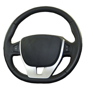 Housse de volant de voiture en cuir de fibre de carbone pour Renault Scenic <span class=keywords><strong>3</strong></span> 2013-2015 <span class=keywords><strong>Laguna</strong></span> <span class=keywords><strong>3</strong></span> coupé 2007-2015 <span class=keywords><strong>Laguna</strong></span> <span class=keywords><strong>3</strong></span> 2007-2015 - Product Image 3