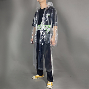 Impermeabile Trasparente 100% in EVA Antivento per Bambini e Ragazzi, con Maniche, per Motociclisti - Product Image 6