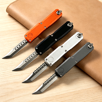 Couteau de poche EDC en acier 440C avec mini manche en aluminium, idéal pour le camping et l'extérieur, vente en gros usine