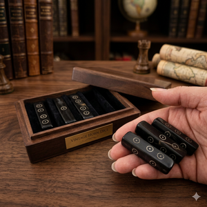 Dés de jeu rectangulaires en corne noire faits à la main, dés de jeu vintage en corne longue, dés de jeu naturels au design artisanal personnalisé, fournisseur en gros - Product Image 6