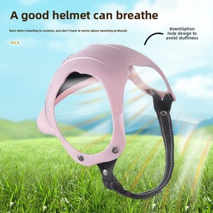 Casco <span class=keywords><strong>para</strong></span> Mascotas, <span class=keywords><strong>Perros</strong></span> y Gatos, <span class=keywords><strong>para</strong></span> Motocicleta, Poliéster, Color Rosa Monocromático, Deportivo, <span class=keywords><strong>para</strong></span> Exteriores, Todas las Estaciones - Product Image 3