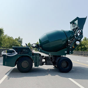 Camion malaxeur à béton professionnel à roues, résistant à l'usure et à faible bruit, outil de construction, machine de chantier - Product Image 3
