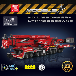 Nouveautés 2024 enfants <span class=keywords><strong>jouet</strong></span> moule roi 17008 RC <span class=keywords><strong>grue</strong></span> <span class=keywords><strong>camion</strong></span> bloc de construction <span class=keywords><strong>jouet</strong></span> ensemble APP motorisé LTM11200 <span class=keywords><strong>camion</strong></span> modèle assemblage - Product Image 3