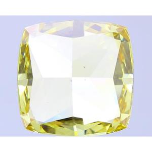 Diamant de laboratoire jaune vif fantaisie de 23,07 carats VS2 taille coussin, diamant non monté pour bijoux fins de créateur - Product Image 4