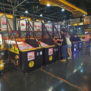 Đồng tiền hoạt động tự động ghi điểm trong nhà thể thao đường phố bóng rổ chụp Arcade trò chơi máy đổi vé - Product Image 4