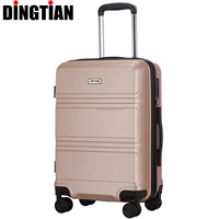 Maletas De Viaje Set de 3 valises ABS personnalisées avec serrure Bagage à main mallette rigide avec roulette spinner direct de l'usine pas cher