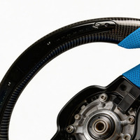 Blaues Carbon-Lenkrad mit LED-Leistungsanzeige für Dodge Charger / Challenger / Durango (2016-2023)