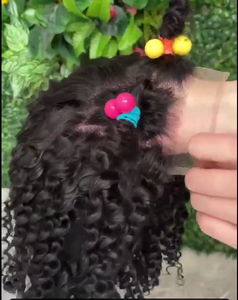 <span class=keywords><strong>Parrucca</strong></span> Corta con Frontale in Pizzo, Capelli Umani Allineati alla Cuticola, Pre-Pizzicata, <span class=keywords><strong>per</strong></span> Ragazze e Giovani Donne, <span class=keywords><strong>per</strong></span> Donne Bianche e Nere - Product Image 5