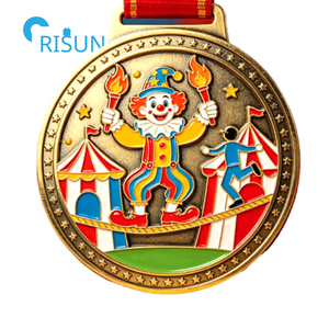 Medallón Personalizado de Circo y Acrobacias Callejeras, para Desfiles, Fiestas, Carnaval, Medalla Personalizada de Circo y Acrobacias Callejeras - Product Image 4