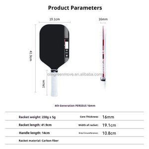 Paleta de Pickleball <span class=keywords><strong>Joola</strong></span> Perseus Pro 4, Grafito, Núcleo de Panal de Abeja de Alta Calidad de 16 mm-14 mm para Fibra de Carbono Toray T700, Dongguan Yiheng - Product Image 4