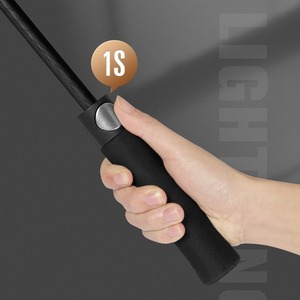 Parapluie <span class=keywords><strong>de</strong></span> <span class=keywords><strong>golf</strong></span> grand format 30 pouces en fibre, pour adultes, avec long manche, protection UV, personnalisable en tissu polyester, équipement <span class=keywords><strong>de</strong></span> pluie, impression publicitaire - Product Image 5