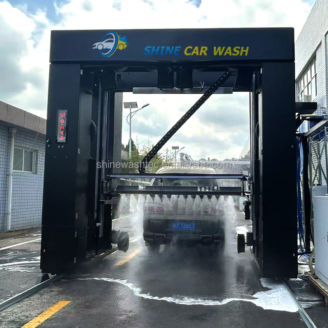 Shinewash 2024 Hot Sell Rollover Type Touchless Fully Automatic Steam Car Wash Machine Used for Big Size Vehicles