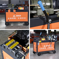 Machine à rouler les barres d'armature HGS-50, fournisseur professionnel, moteur en acier inoxydable 380V, haute performance