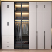 Meubles de chambre à coucher modernes de dernière conception, armoires de rangement, placards en bois, penderie pour suspendre les vêtements
