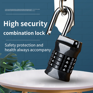 ASACK 1-1/2 pulg. Juego de Zinc ancho con su propia combinación, candado con 5/16 pulg. Grillete largo - Product Image 2