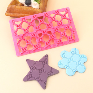 Verschillende patronen koekjesvormpjes fondant embosser cake fondant mal - Product Image 2