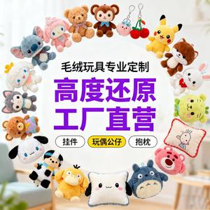Peluches Personalizados de Mascotas Tm, Diseño de Animales Súper Suaves de Cristal para Promoción - Product Image 1