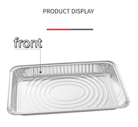 Barquette jetable robuste en aluminium pour plats à emporter, cuisson et service