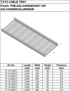 Topfix nhà máy tiêu chuẩn kích thước pre-thép mạ kẽm năng lượng mặt trời T3 T5 thang Cáp khay cho cáp đẻ với phụ kiện - Product Image 5