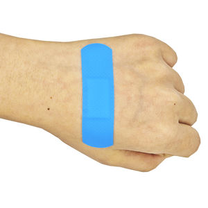 ضمادة لاصقة زرقاء مقاومة للماء قابلة للكشف بالأشعة السينية للاستخدام في السلامة الغذائية والصناعة 20 قطعة/علبة - Product Image 4