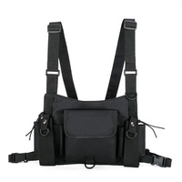 Sac de poitrine, sac de veste, streetwear tendance, sac tactique multi-poches, sac de veste original pour hommes